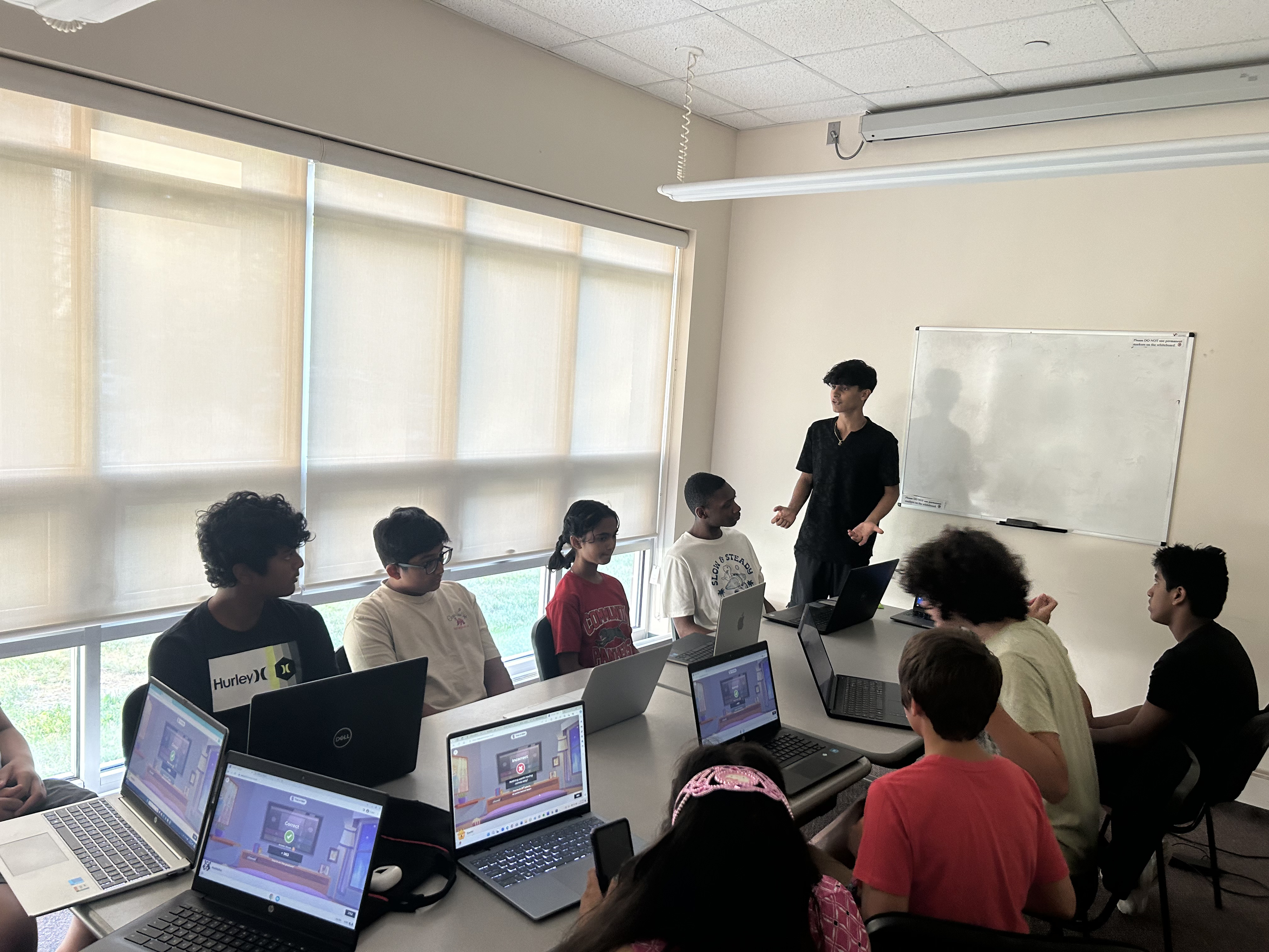 Dreams2Code student learning