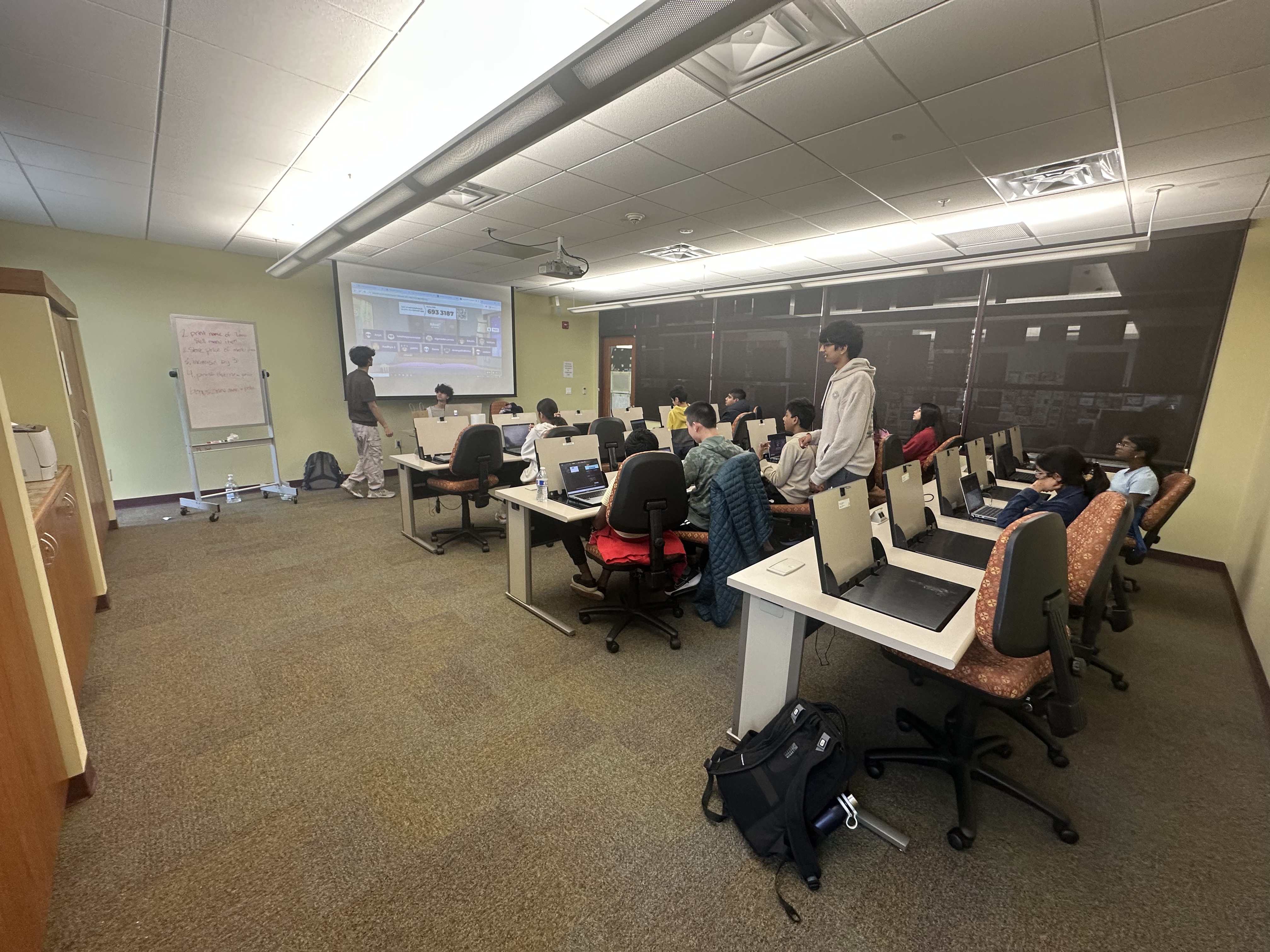 Dreams2Code workshop moment