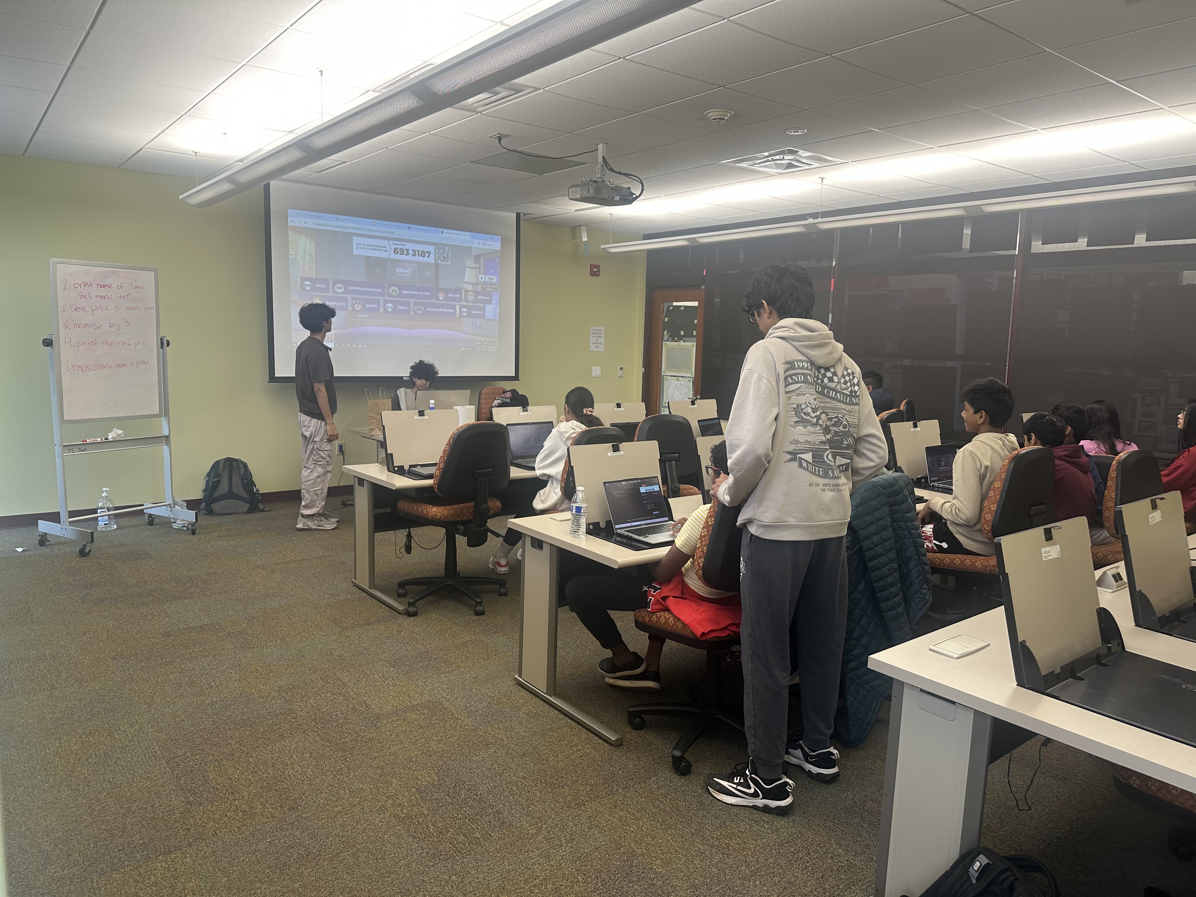 Dreams2Code team in action